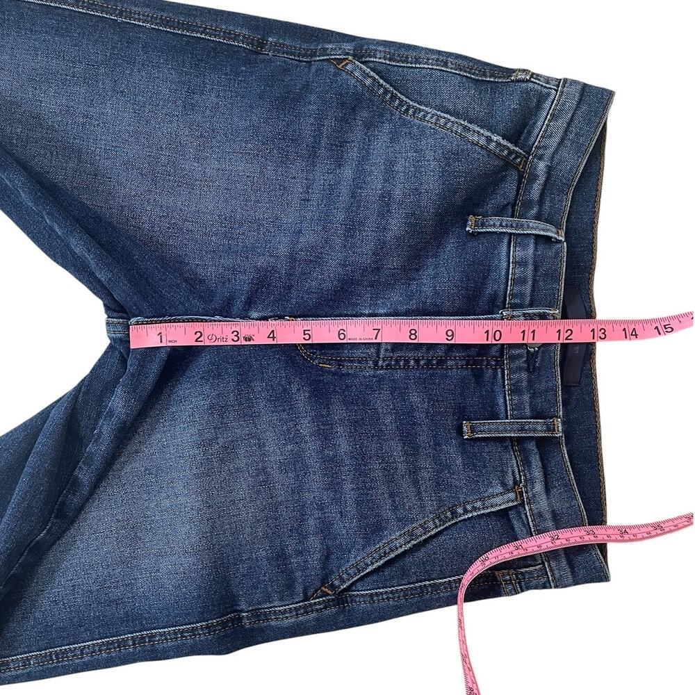 Joe's Jeans The Trixie High Rise Wide Leg Cuffed Trouser Jean Indigo Sz 27 Chic - Picture 10 of 16